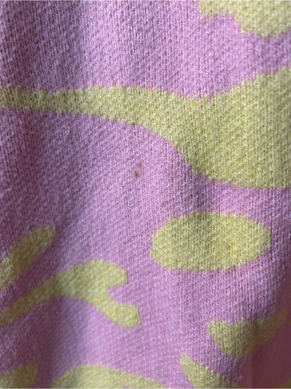 Cider Pastel Colorblock Cardigan Sweater — Pink, Green, Yellow - Picture 4 of 4